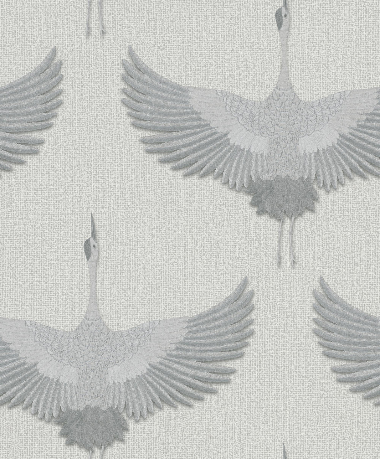 Galerie Stork Silver Grey Wallpaper