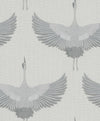 Galerie Stork Silver Grey Wallpaper