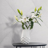Galerie 34507 Kumano Palm Leaf White Wallpaper 34507 White Wallpaper