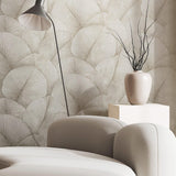 Galerie 34510 Kumano Palm Leaf Beige Wallpaper 34510 Beige Wallpaper