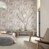 Galerie 34511 Kumano Palm Leaf Pink Wallpaper 34511 Pink Wallpaper