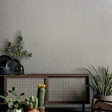 Galerie 34504 Kumano Ruche Silk Silver Grey Wallpaper 34504 Silver Grey Wallpaper