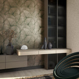 Galerie 34513 Kumano Palm Leaf Bronze Brown Wallpaper 34513 Bronze Brown Wallpaper