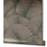 Galerie 34513 Kumano Palm Leaf Bronze Brown Wallpaper 34513 Bronze Brown Wallpaper