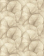Galerie Repeatable Palm Leaf Mural Beige Wallpaper
