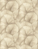 Galerie Repeatable Palm Leaf Mural Beige Wallpaper