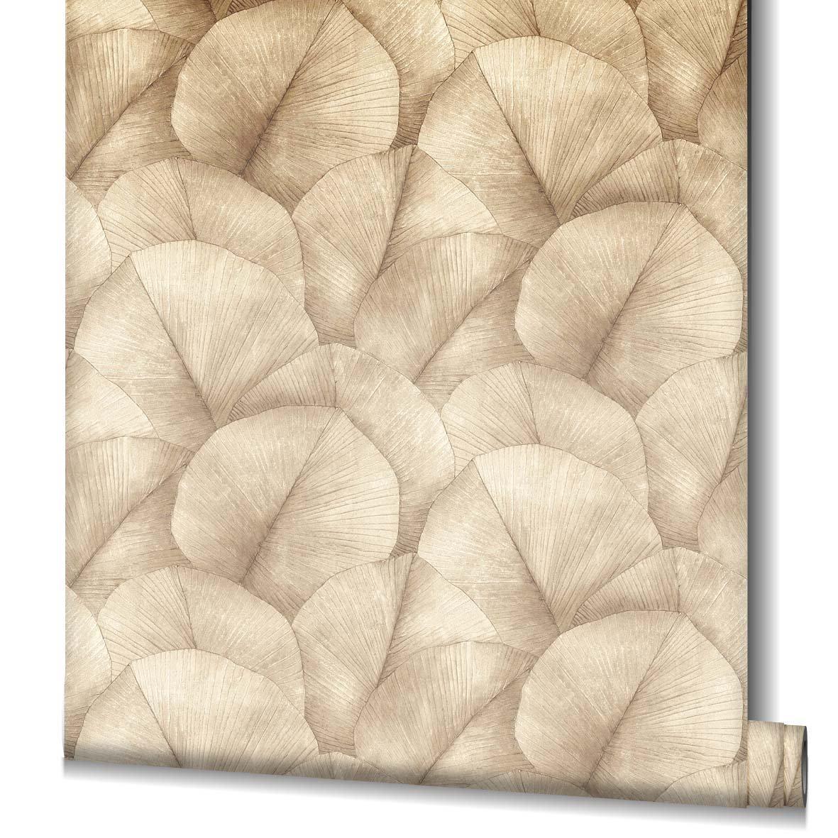 Galerie 34597 Kumano Repeatable Palm Leaf Beige Mural 34597 Beige Mural