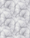 Galerie Repeatable Palm Leaf Mural Silver Grey Wallpaper