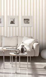 Galerie AWNING STRIPE Beige Wallpaper