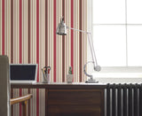Galerie BARCODE STRIPE Red Wallpaper