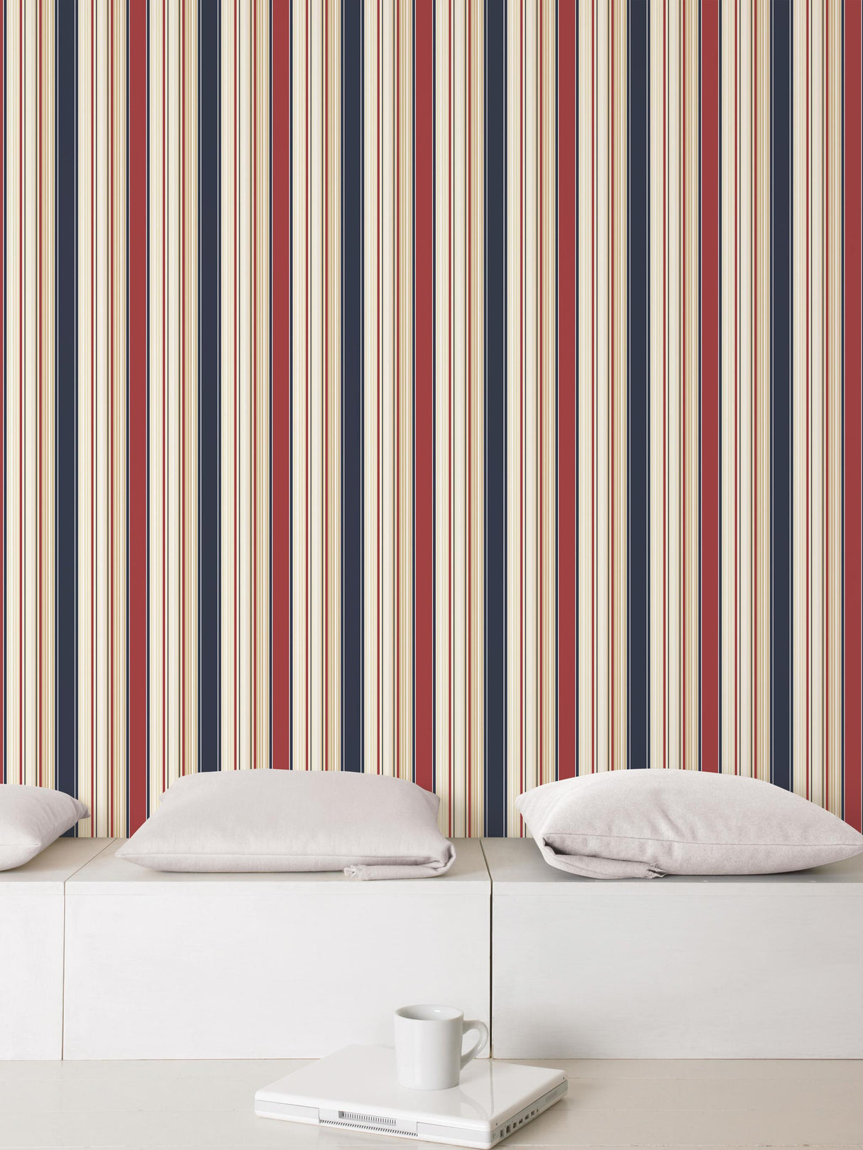 Galerie BARCODE STRIPE Multi-coloured Wallpaper