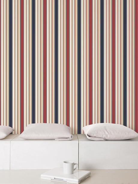 Galerie BARCODE STRIPE Multi-coloured Wallpaper