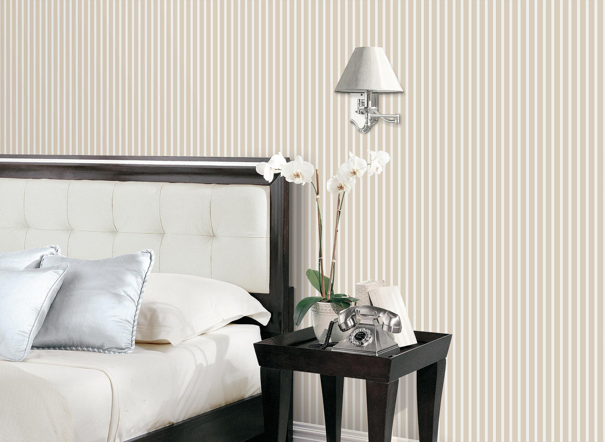 Galerie BUTCHER STRIPE Beige Wallpaper