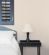 Galerie BUTCHER STRIPE Beige Wallpaper
