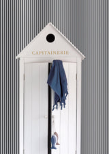 Galerie BUTCHER STRIPE Black Wallpaper