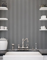 Galerie BUTCHER STRIPE Black Wallpaper