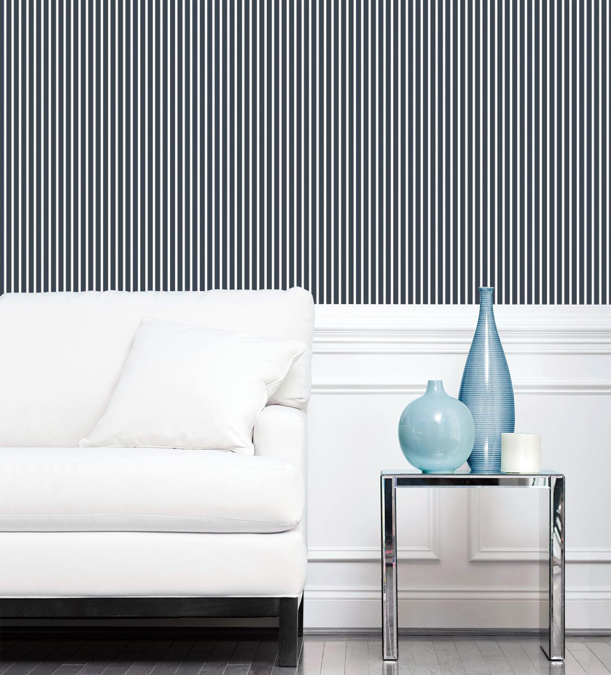 Galerie BUTCHER STRIPE Blue Wallpaper