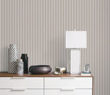 Galerie BUTCHER STRIPE Silver Grey Wallpaper