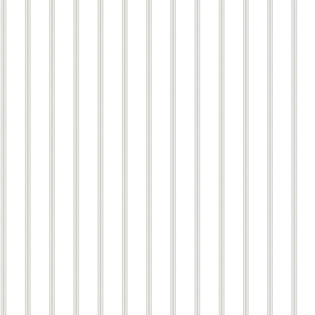 Galerie Napkin Stripe Silver Grey Wallpaper