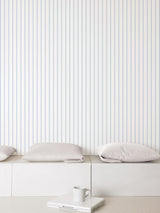 Galerie NAPKIN STRIPE Blue Wallpaper