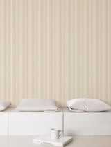 Galerie PINSTRIPE Beige Wallpaper