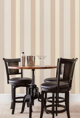 Galerie WIDE STRIPE Beige Wallpaper