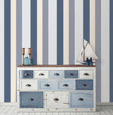 Galerie WIDE STRIPE Blue Wallpaper
