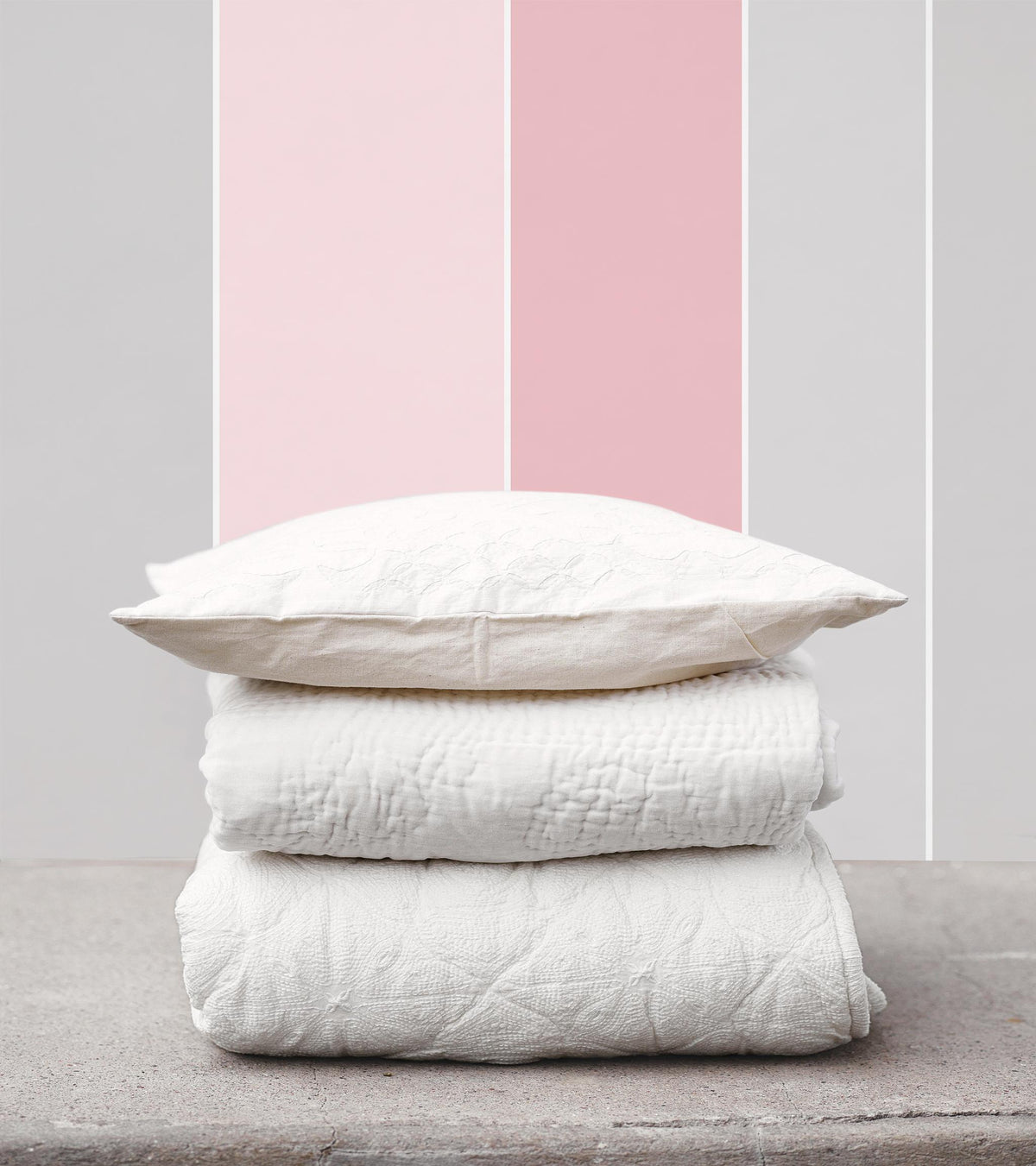 Galerie WIDE STRIPE Pink Wallpaper
