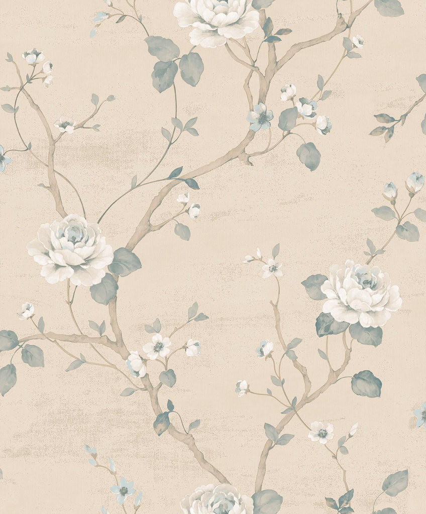 Galerie Luisella Floral Beige Wallpaper