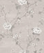 Galerie Luisella Floral Silver Grey Wallpaper