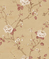 Galerie Luisella Floral Gold Wallpaper