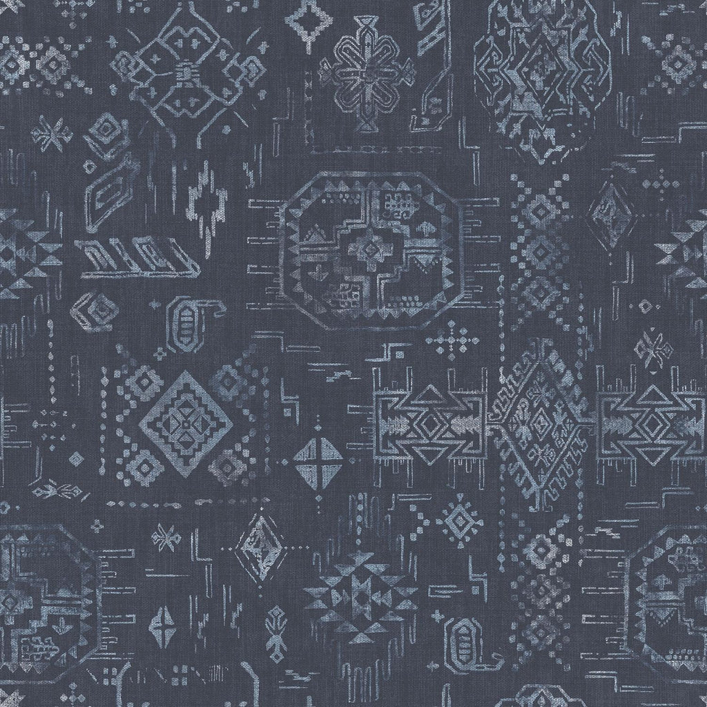 Galerie Aztec Blue Wallpaper