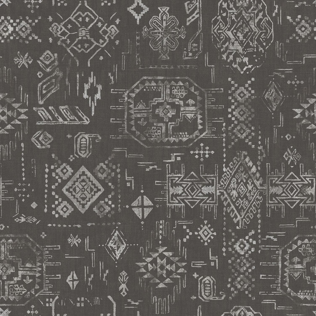 Galerie Aztec Black Wallpaper