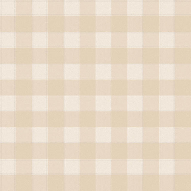 Galerie Cowboy Check Beige Wallpaper