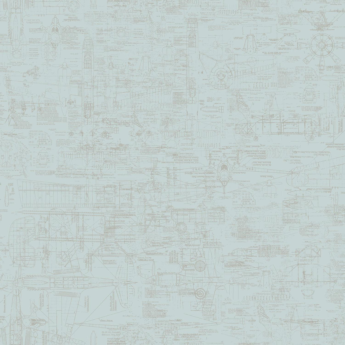 Galerie Blueprint Blue Wallpaper