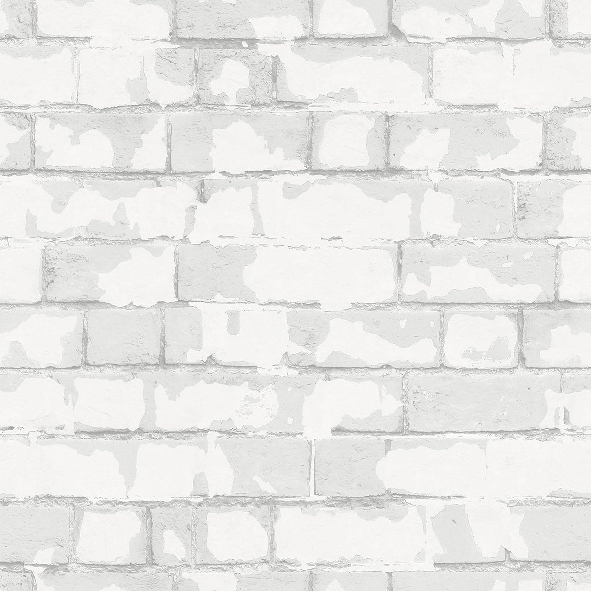Galerie Brick Wall Silver Grey Wallpaper