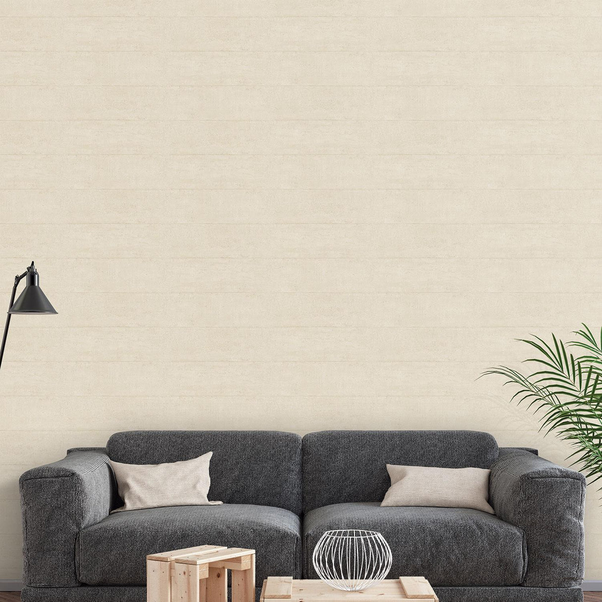 Galerie Concrete Cream Wallpaper