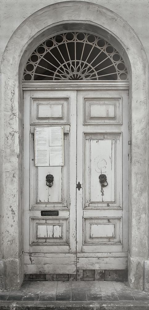 Galerie Rustic Doors Silver Grey Wallpaper