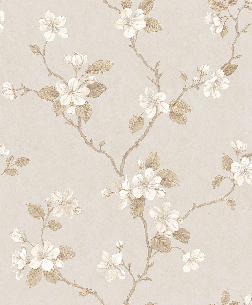 Galerie Dogwood Floral Cream Wallpaper