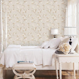 Galerie Dogwood Floral Cream Wallpaper