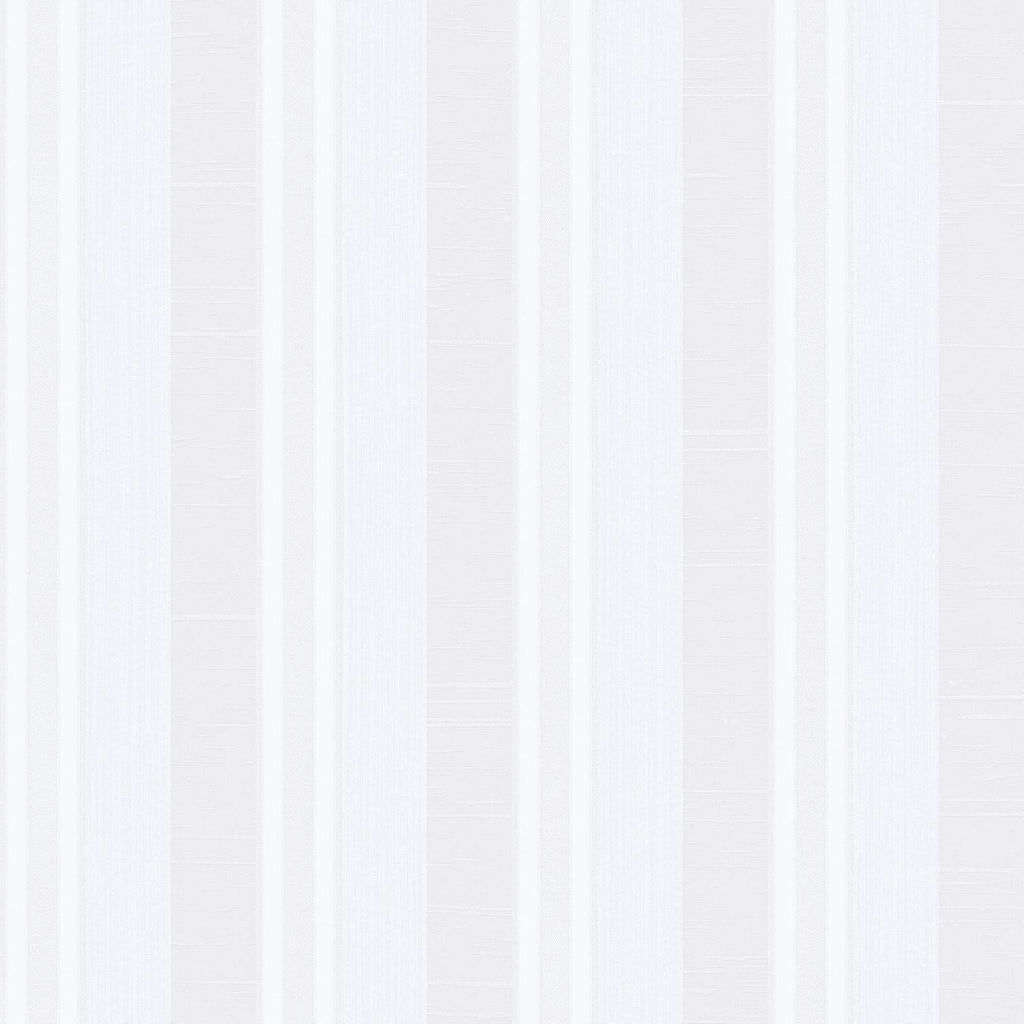 Galerie Silk Stripe White Wallpaper
