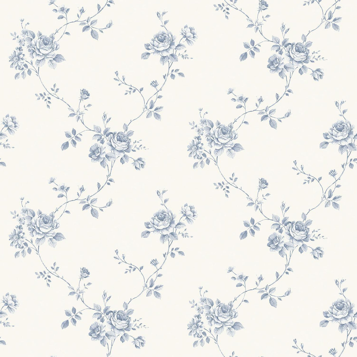 Galerie Turquoise Floral Blue Wallpaper
