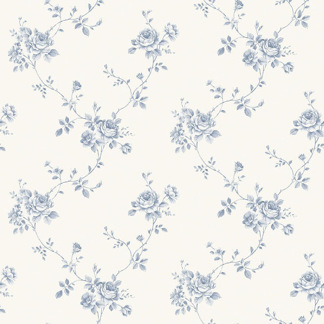 Galerie Turquoise Floral Blue Wallpaper