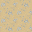 Galerie Turquoise Floral Gold Wallpaper