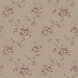 Galerie Turquoise Floral Beige Wallpaper