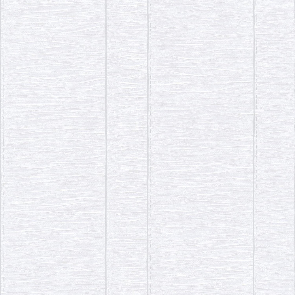 Galerie Pleated Stripe Silver Grey Wallpaper