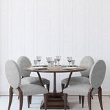 Galerie Pleated Stripe Silver Grey Wallpaper