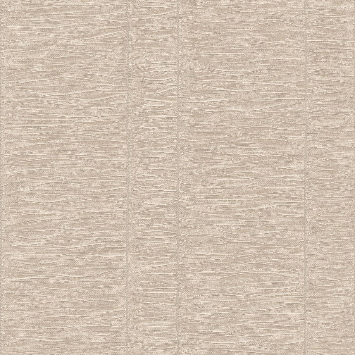 Galerie Pleated Stripe Cream Wallpaper