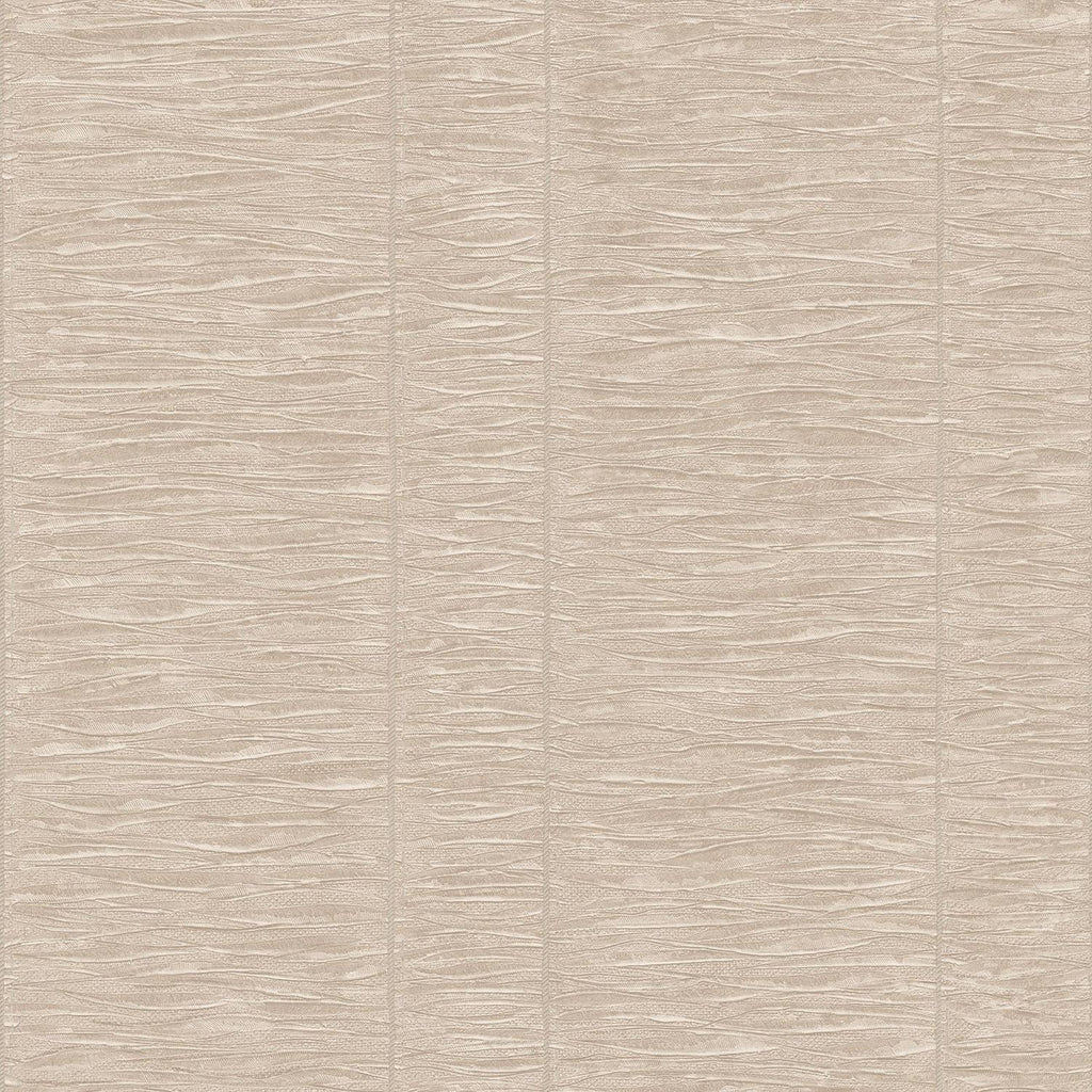 Galerie Pleated Stripe Cream Wallpaper