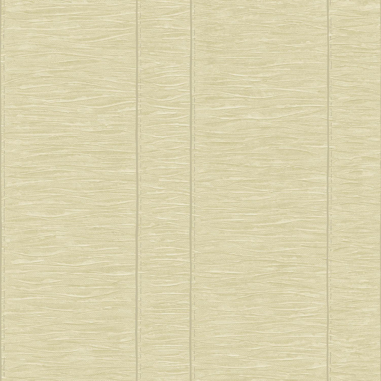 Galerie Pleated Stripe Green Wallpaper